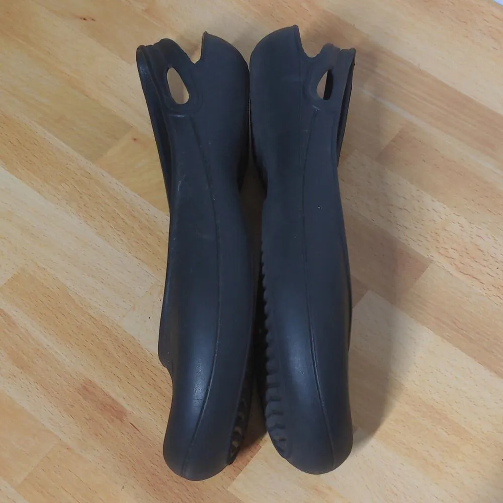 Crocs Black Thea Flats Slingbacks 11701 Croslite Comfort Casual Work - Size 10 - Image 6