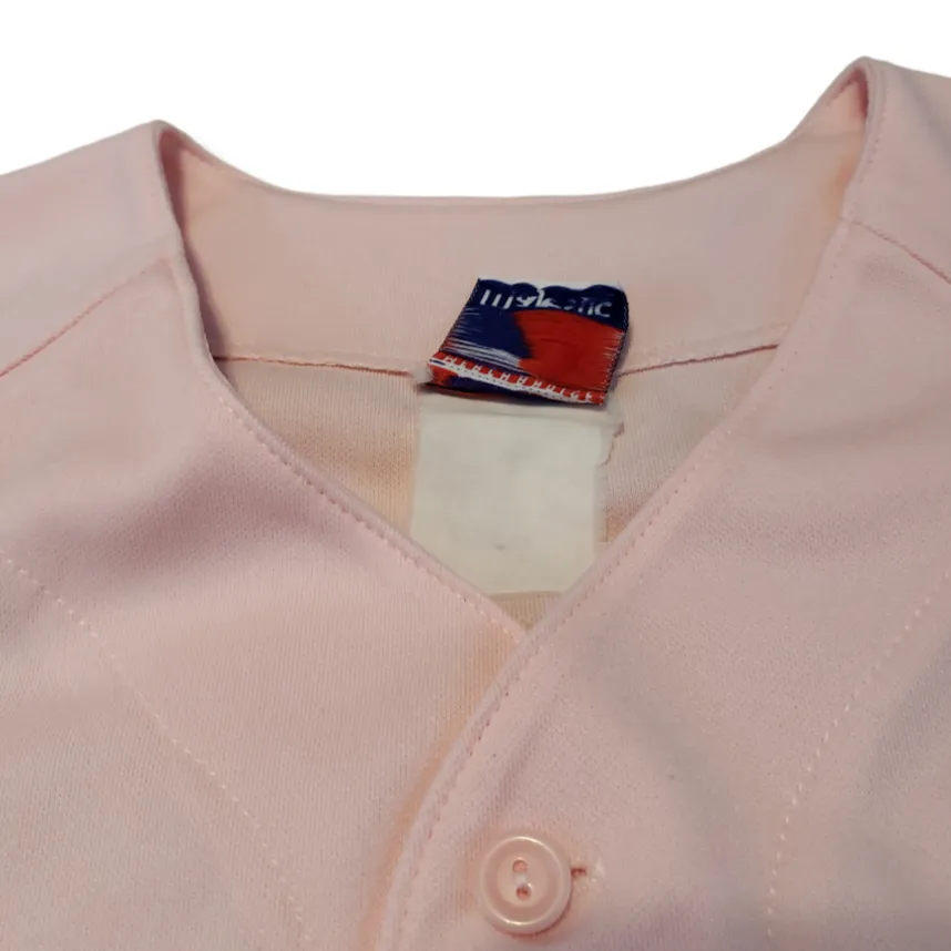 Majestic New York Yankees Jersey Size Medium  MLB Baseball Jersey Women's Pink  - Image 6