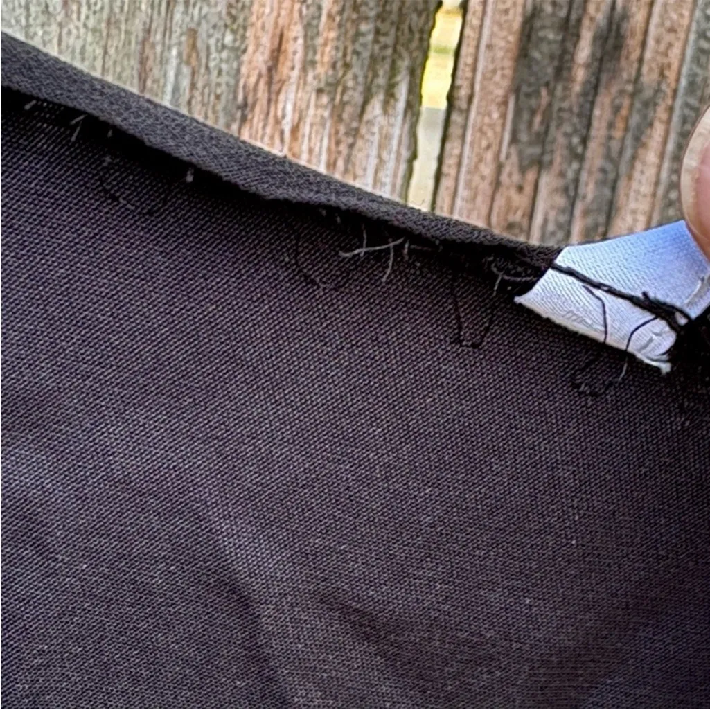 Diane Von Furstenberg Popover Silk Blend
Dress Black Cream Generous Small - Image 8