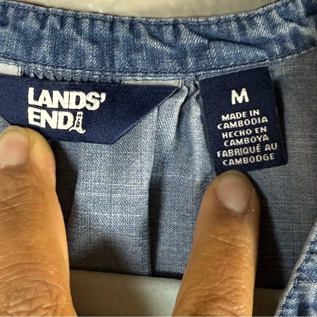 Lands’ End tiered dress SZ:M - Image 9