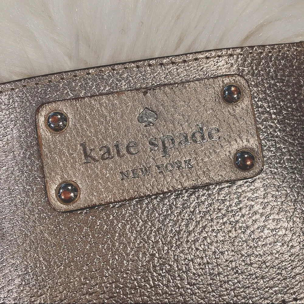 Rose Gold Metallic Card Holder Wallet - Image 3