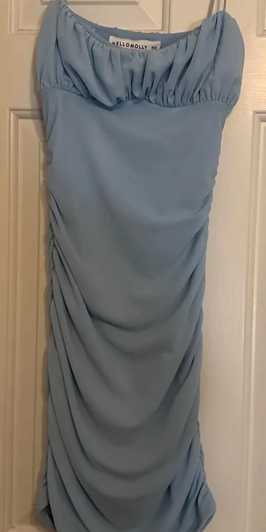 Mini Blue Dress - Image 2