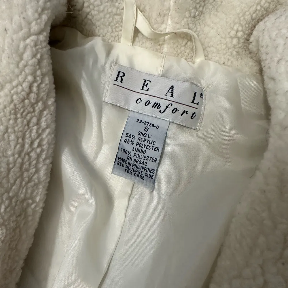 Vintage Cozy Oversized Teddy Coat Gray - Image 5