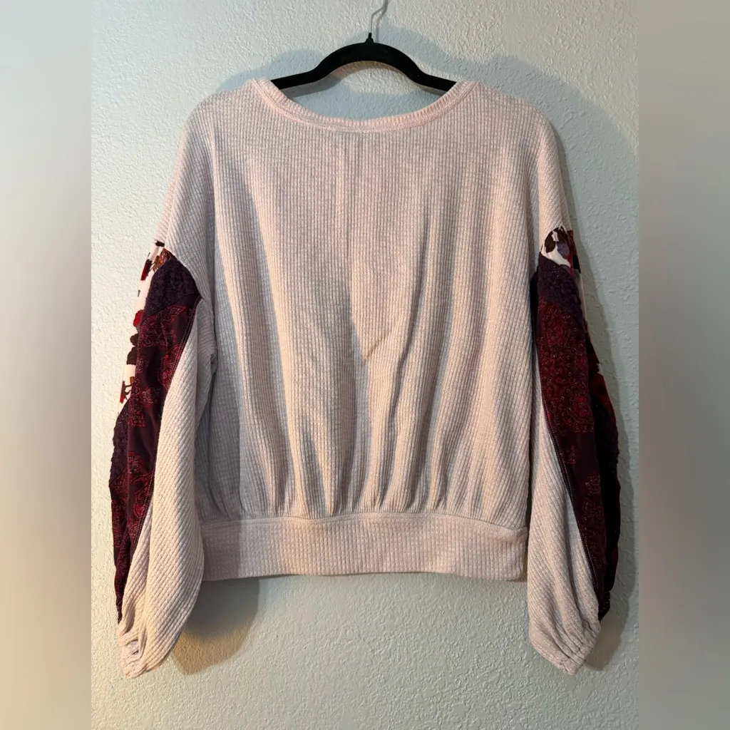 Free People Long Balloon Sleeve
Clash Thermal Top - Image 4