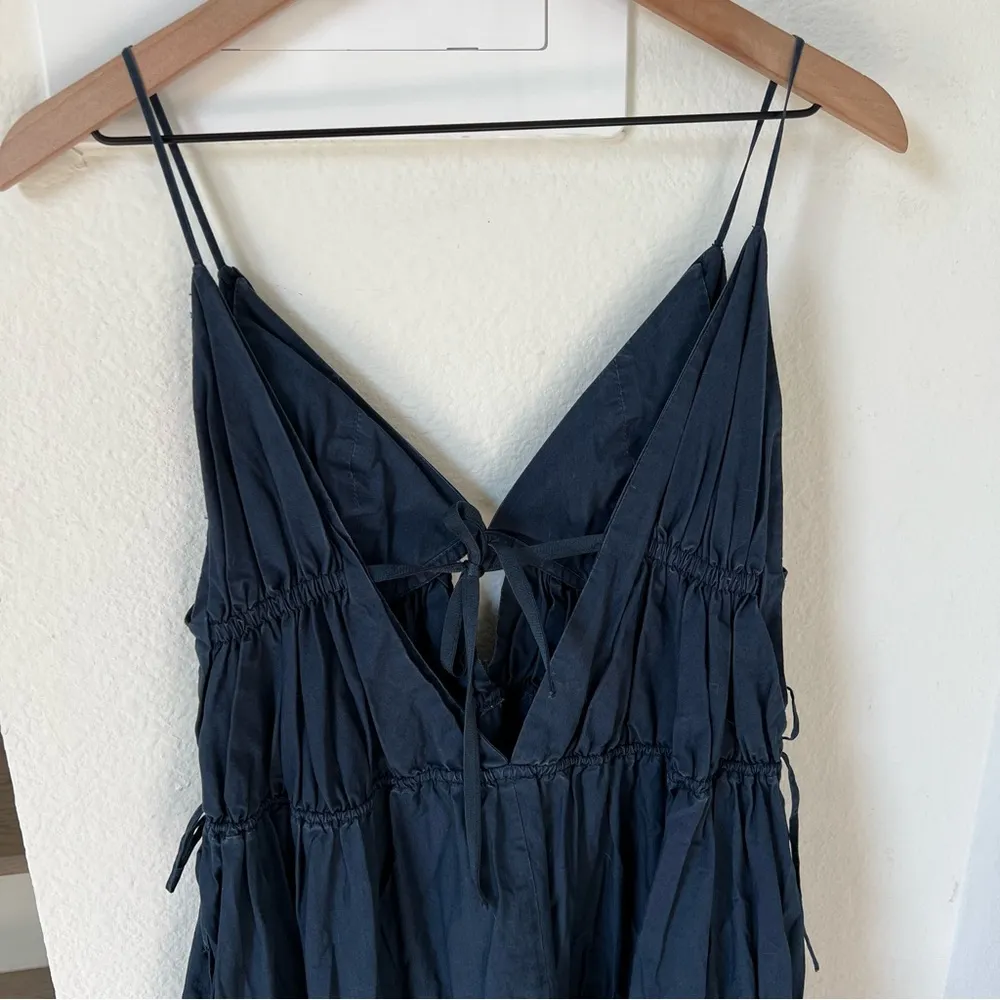 Jonathan Simkhai April Parachute Maxi Dress in Navy Blue Size XS - Image 9