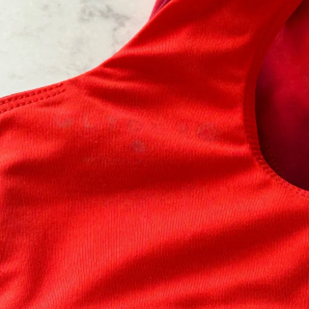 Glyder Full Force sports bra cherry tie dye performance workout exercise size S - Image 7