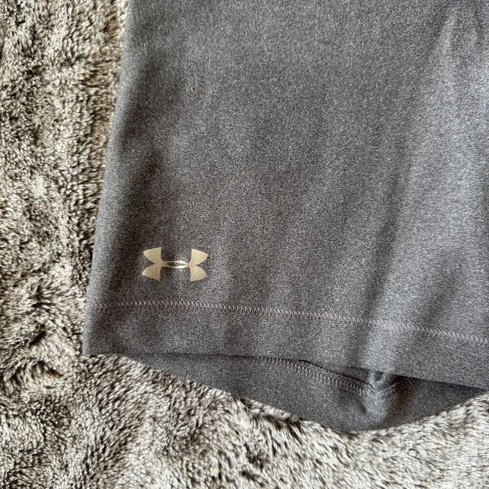 Under Armour Heat Gear Compression Spandex Sz M Gray - Image 3