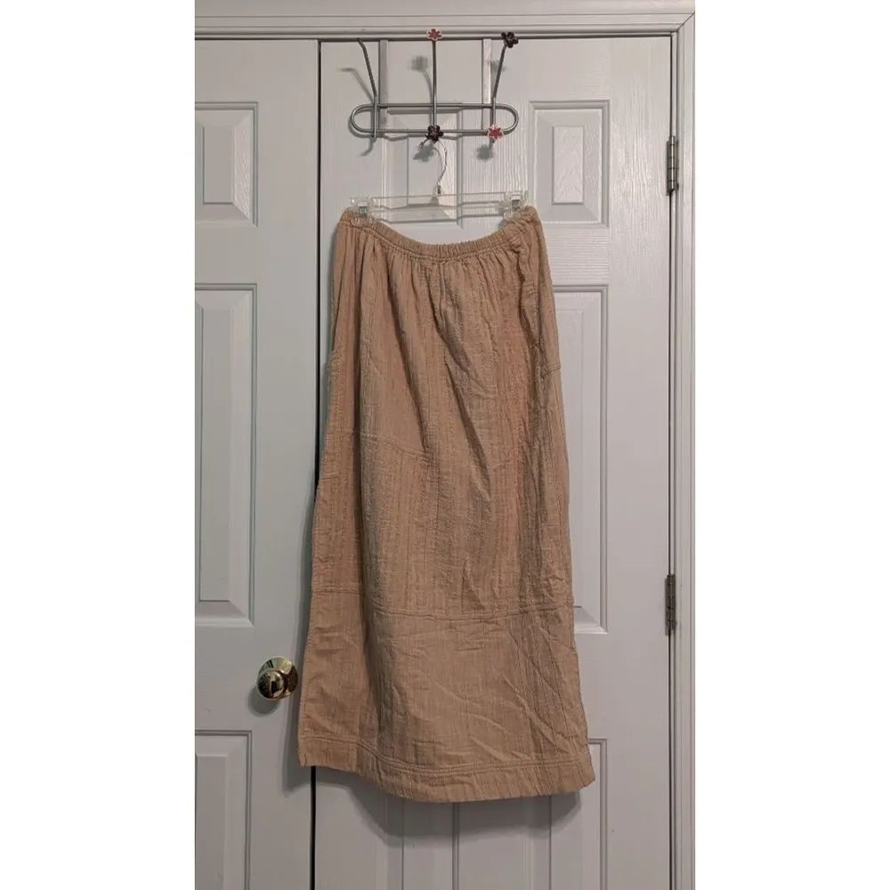Women's Free People Maxi Skirt, Beige, Size M - Image 3