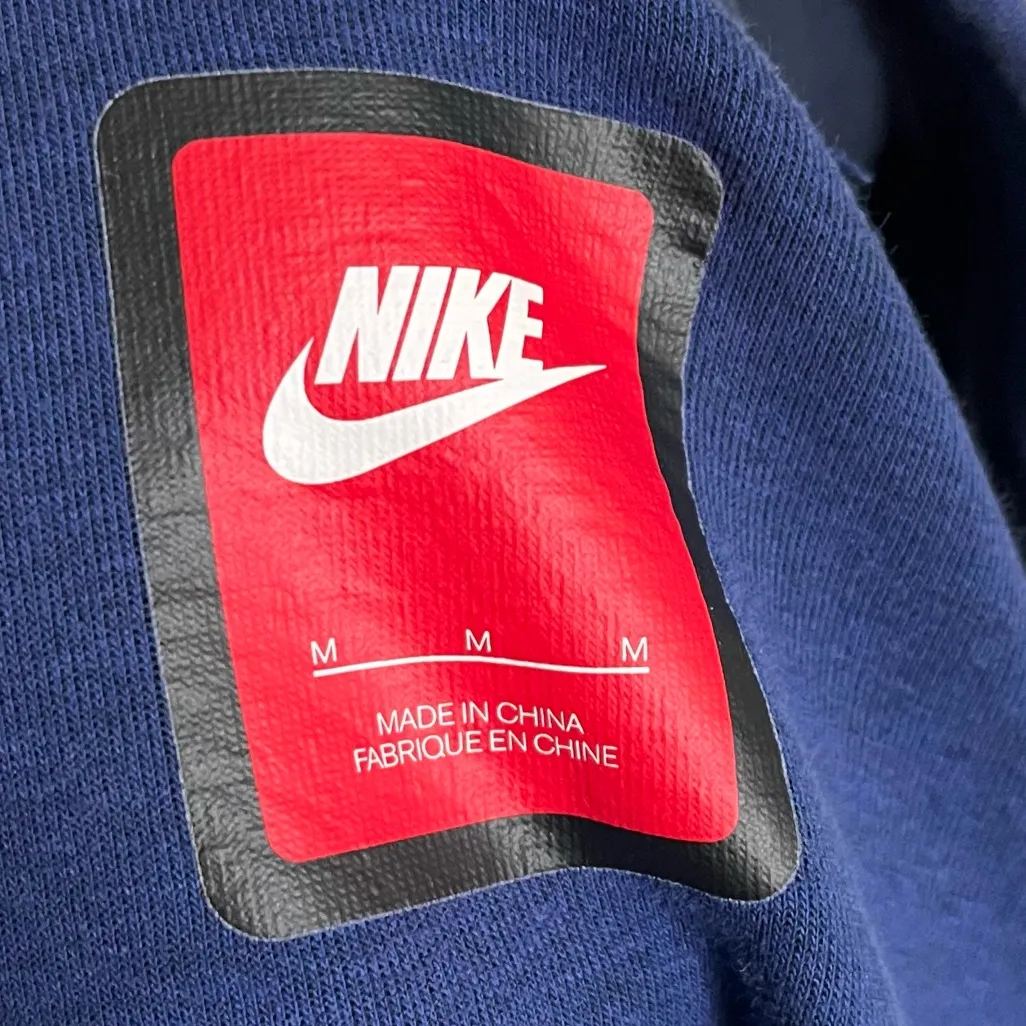 Nike  • Tech Fleece Women's Blue Zip-Up Hoodie - Image 8