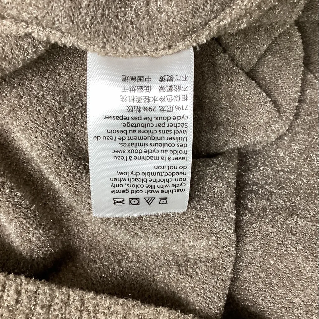 Barefoot Dreams Taupe Cowl Neck Sweater - Image 5