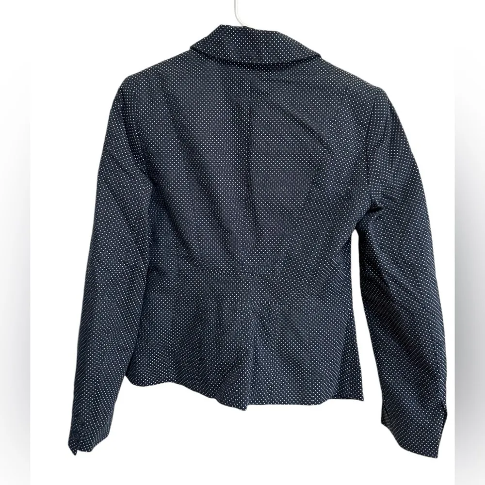 Cynthia Rowley Blazer Women’s Size Small Mini Polka Dot Long Sleeve Career NWT - Image 4