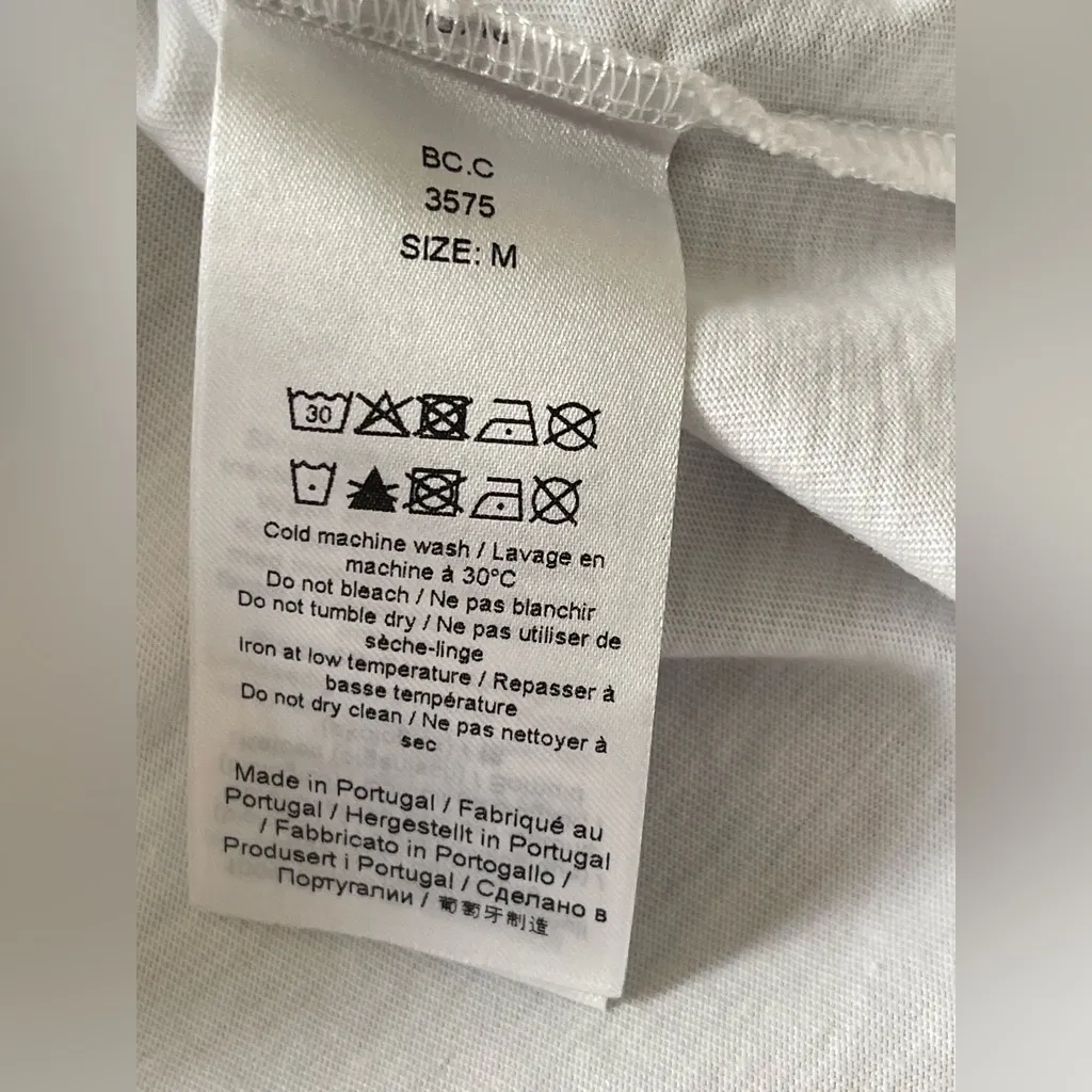 Ganni White Tee with Blue and Pink Design

"Excellent Preowned
Condition" - Image 9