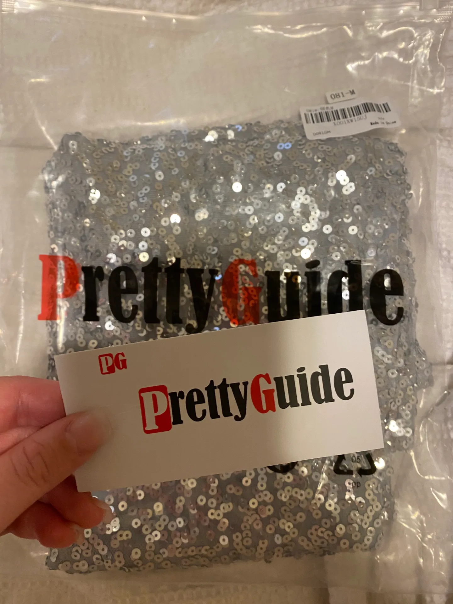 Pretty Guide Silver Sequin Dress - Image 2