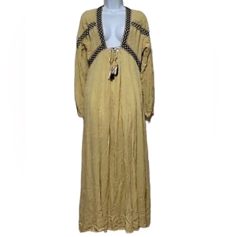 Raga Yellow LongSleeve Oversized Maxi
Dress(Size Small) - Image 5