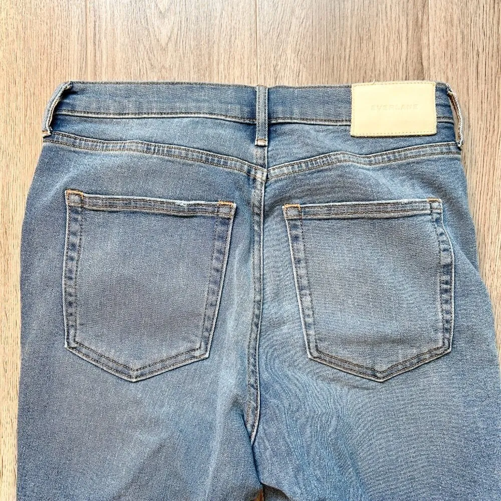 Everlane The Authentic Stretch High-Rise Skinny Jeans Mid Blue Size 28 - Image 10