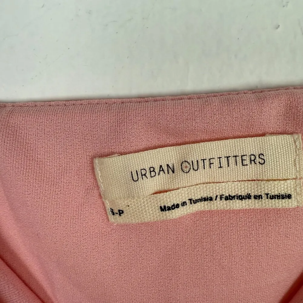 Butterfly Print Spaghetti Strap Slip Dress Pink Size Small S - Image 7