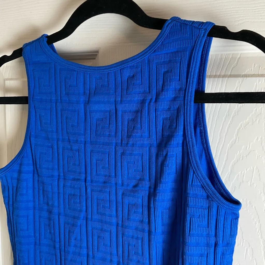 FCT Basic Woman’s Blue Sleeveless Bodysuit Size X - Image 7