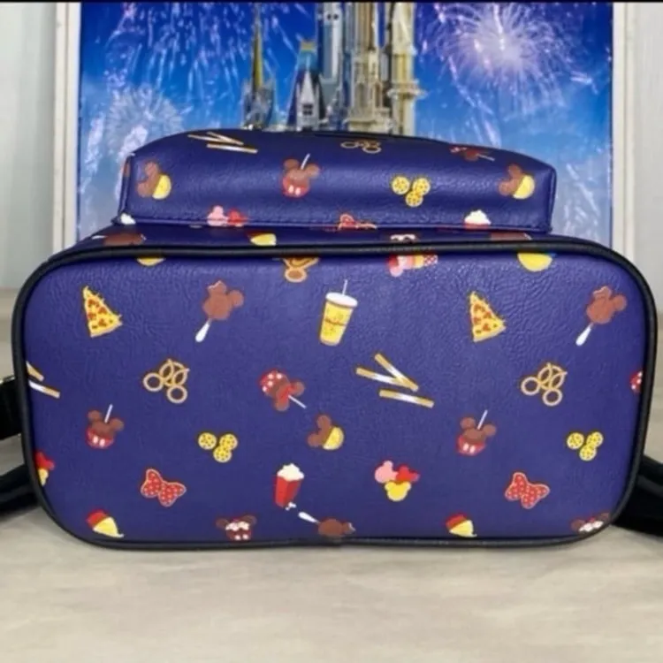 Disney parks mickey and minnie park snacks Loungefly mini backpack & wallet SET - Image 11