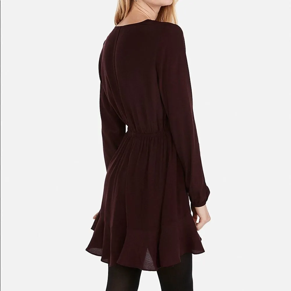 ✨ Ruffled Wrap Long Sleeve Dress✨ - Image 3
