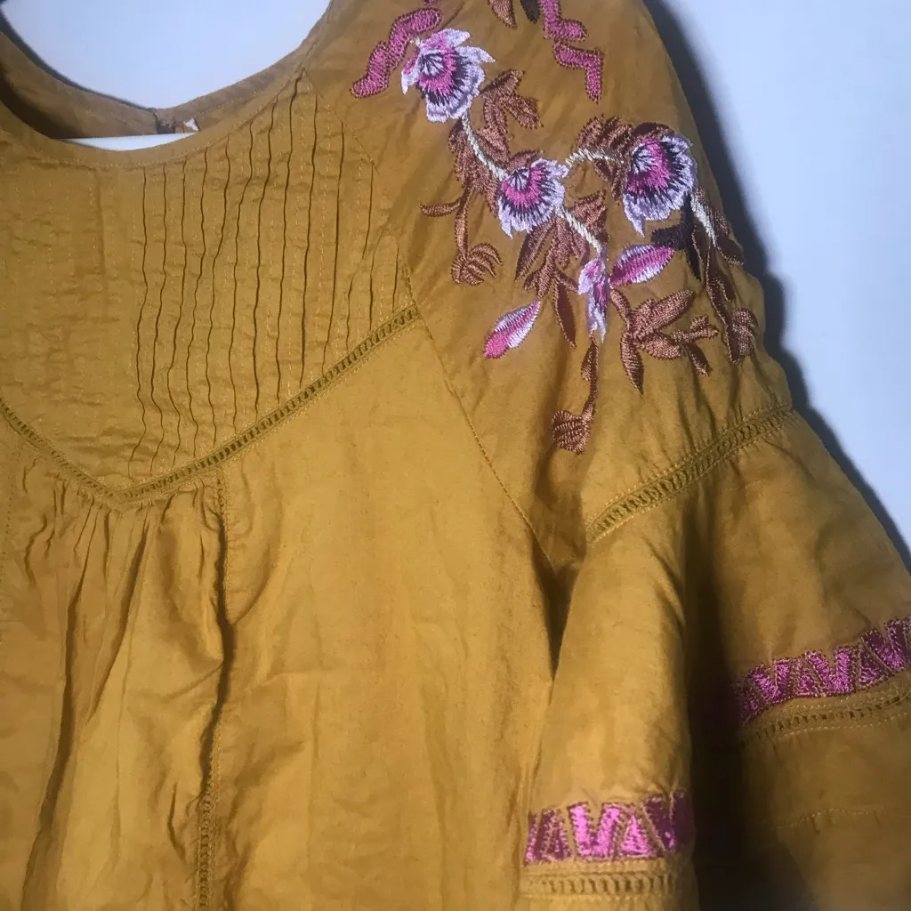 3 x $99 Free People women’s size M babydoll dress floral embroidered boho - Image 4