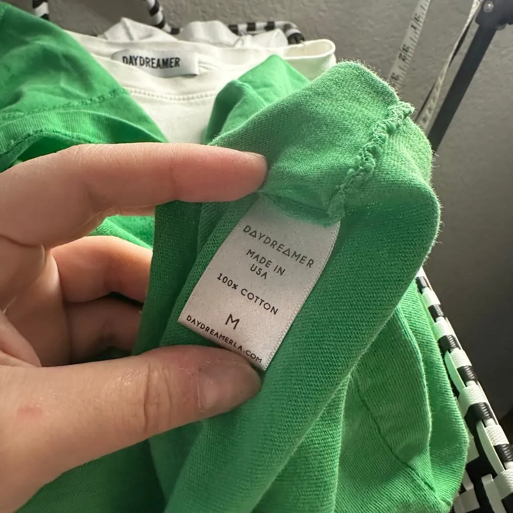 Daydreamer Venice Beach Short Sleeve Graphic Tee Green Size Medium - Image 2