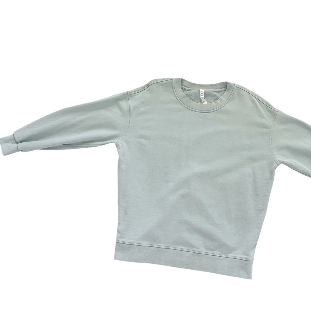 Lululemon  Perfectly Oversized Crew Hazy Jade - Image 2
