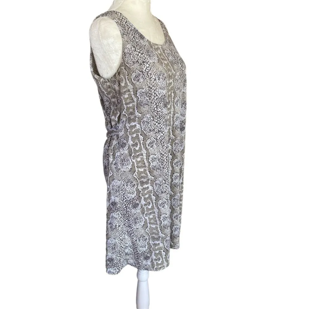 Rich's Sportswear Inc women's size small sleeveless tank style tunic tank dress Tan - Image 2