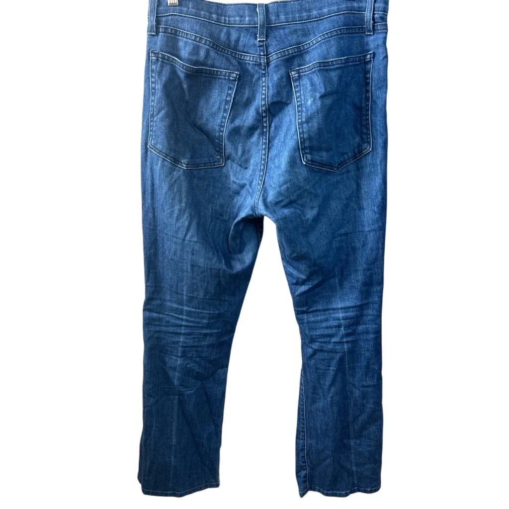 Nili Lotan Bootcut Jeans in Dark Wash Size 30 Preloved Quiet Luxury Denim Blue - Image 5