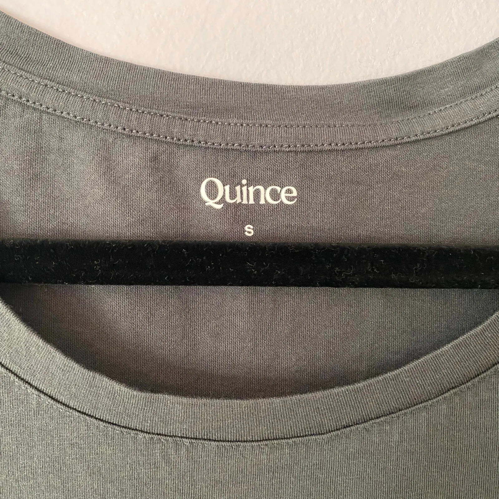 Quince Shirt Charcoal Gray Crewneck Tee Cotton Lightweight Women's size Small - Image 2