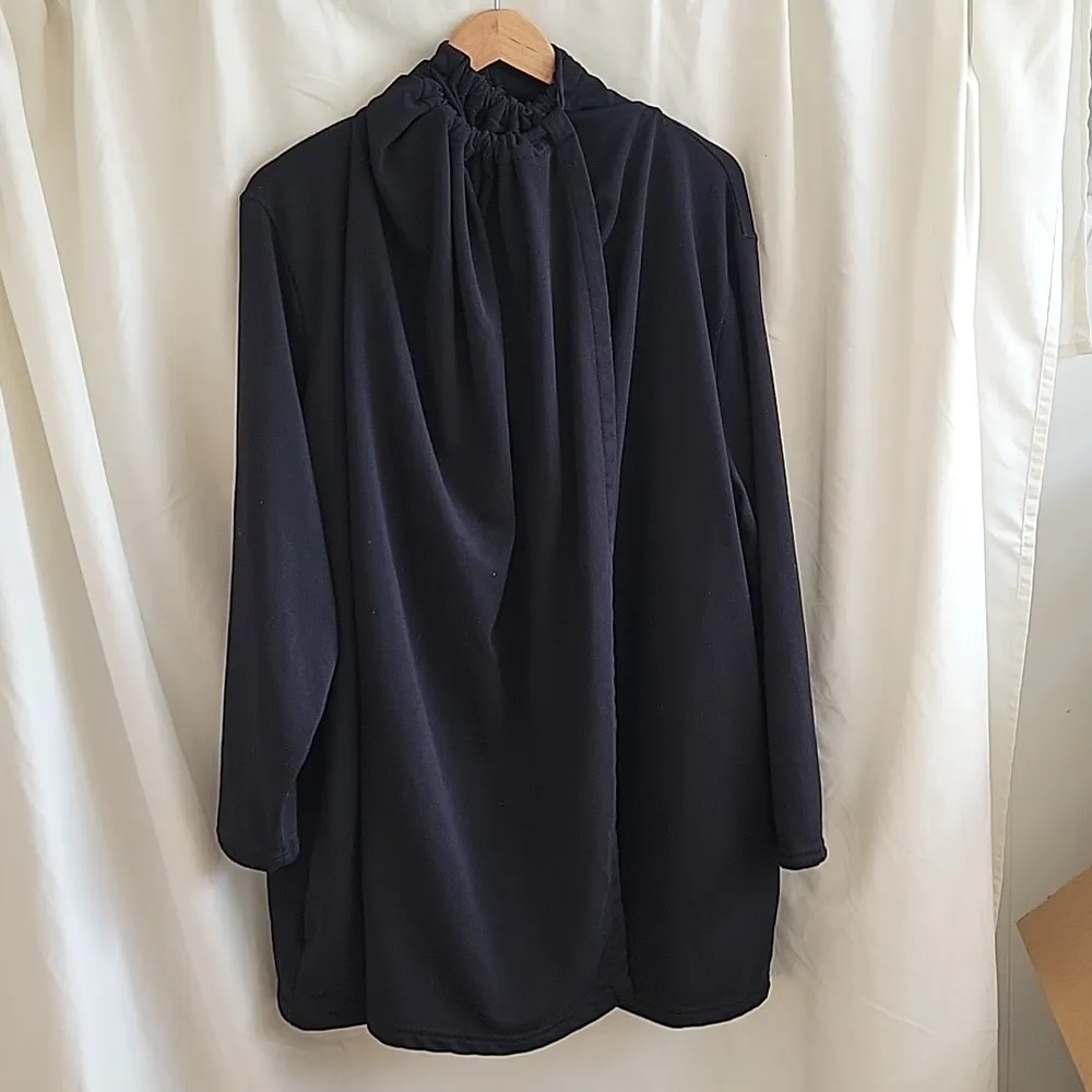 Old Navy  Active Tie-front Wrap Cardigan Black Size 4X - Image 5