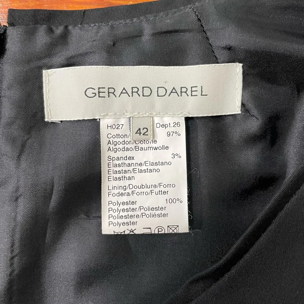 Gerard Darel Italian Designer Dart Shift Office Career Cocktail Dress - Image 10