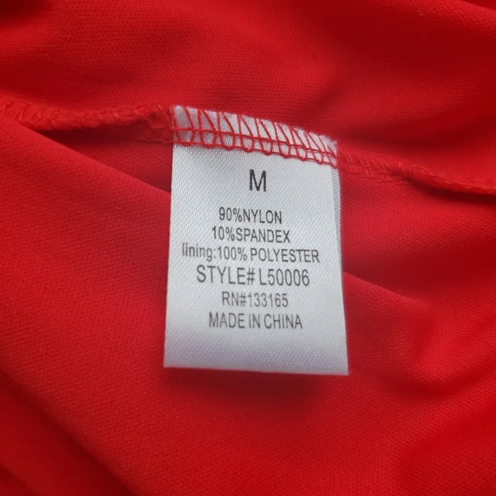 𝅺Francesca's Medium red lace 3/4bell sleeves dress - Image 4