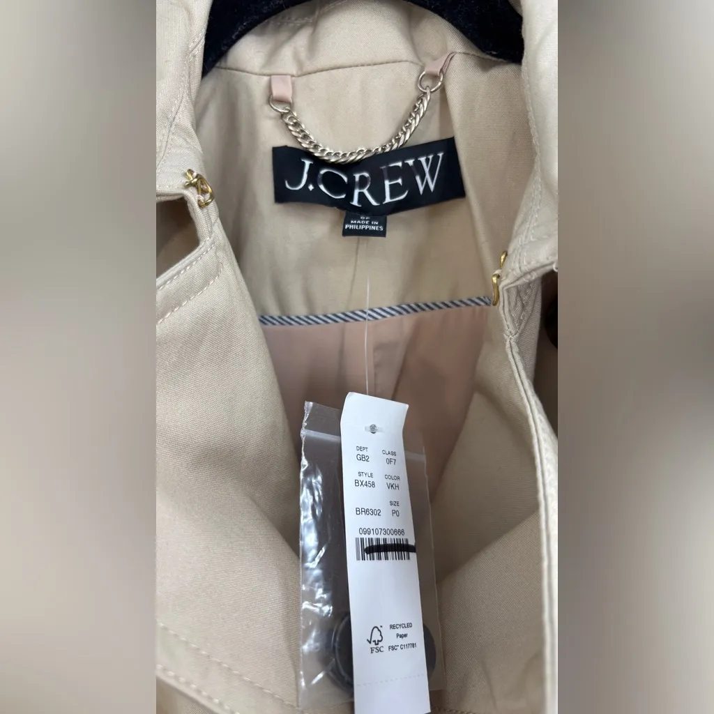 J.Crew Petite Double-breasted trench coat - Image 3
