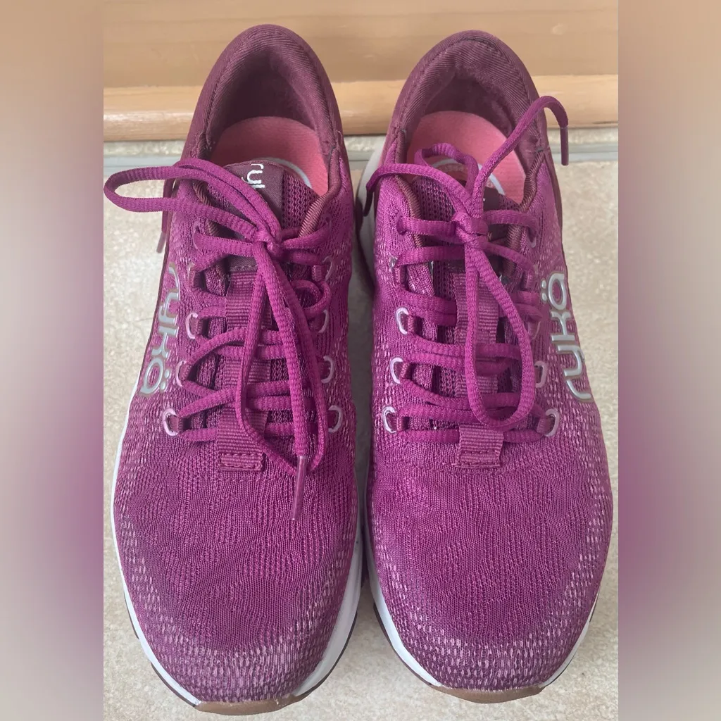 ryka Devotion X Walking Sneaker, purple fig mesh fabric; size 5.5 - Image 2