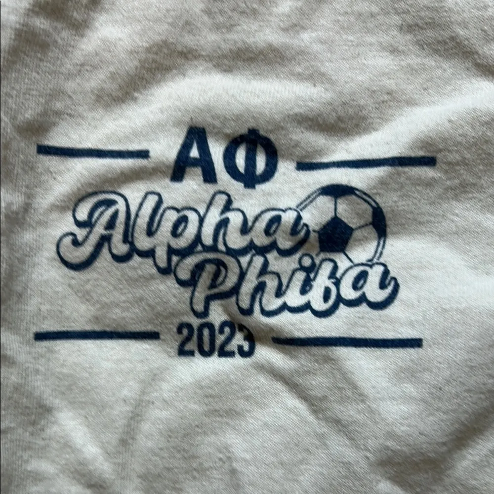 Alpha phifa Cream Short Sleeve Tee - Image 3
