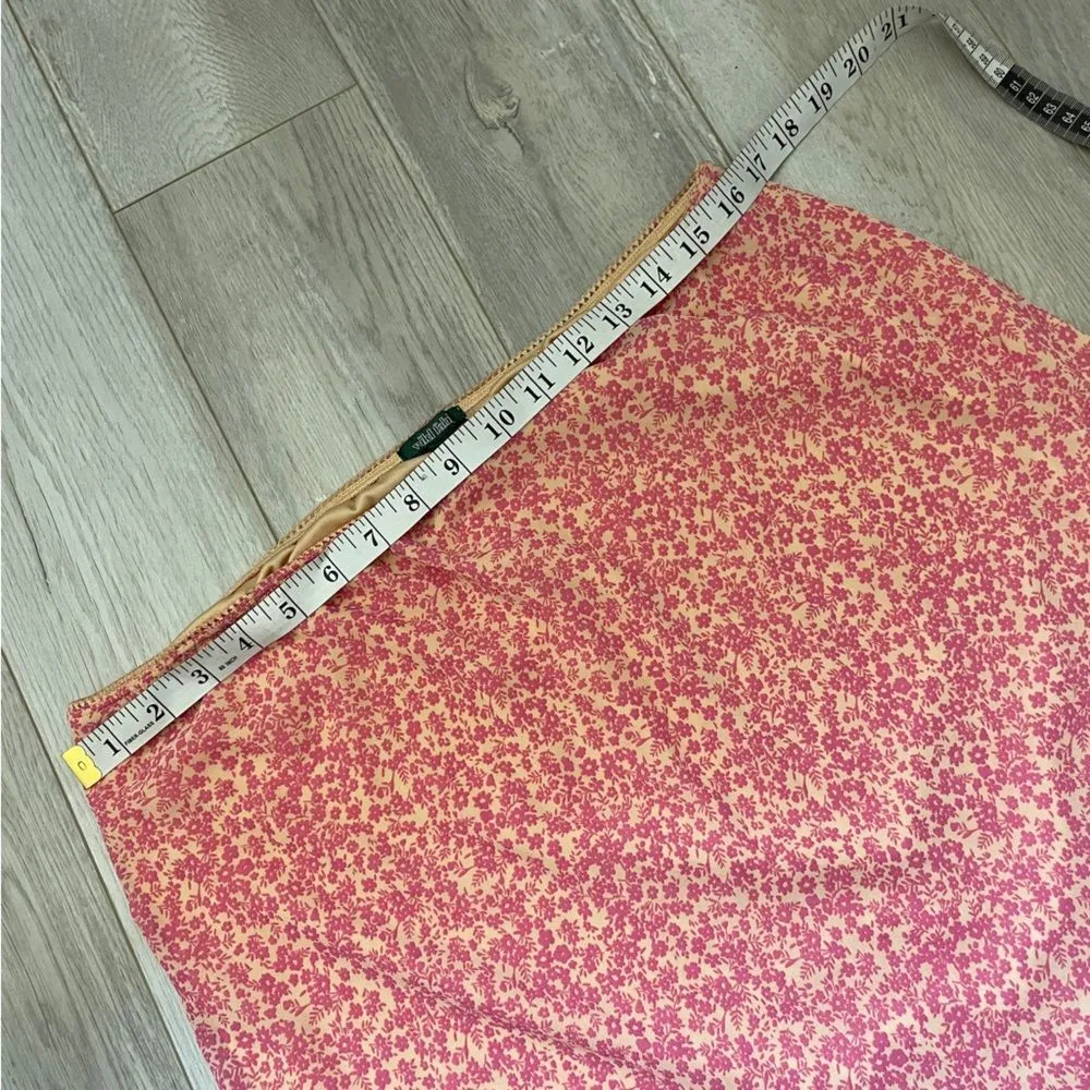 Target Wild Fable Floral Midi Skirt Pink (XLarge) peasant fairy cottagecore - Image 2