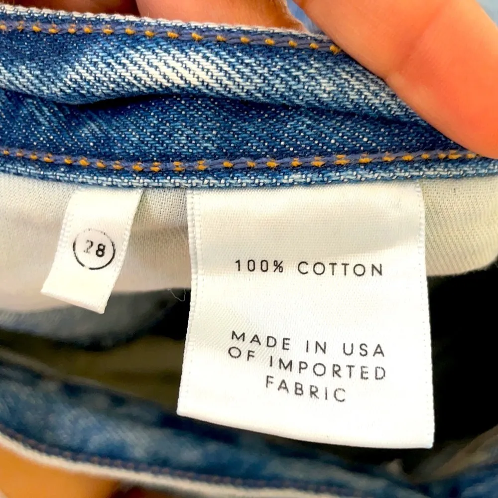 GRLFRND Blue Helena high rise straight leg jeans - Image 10