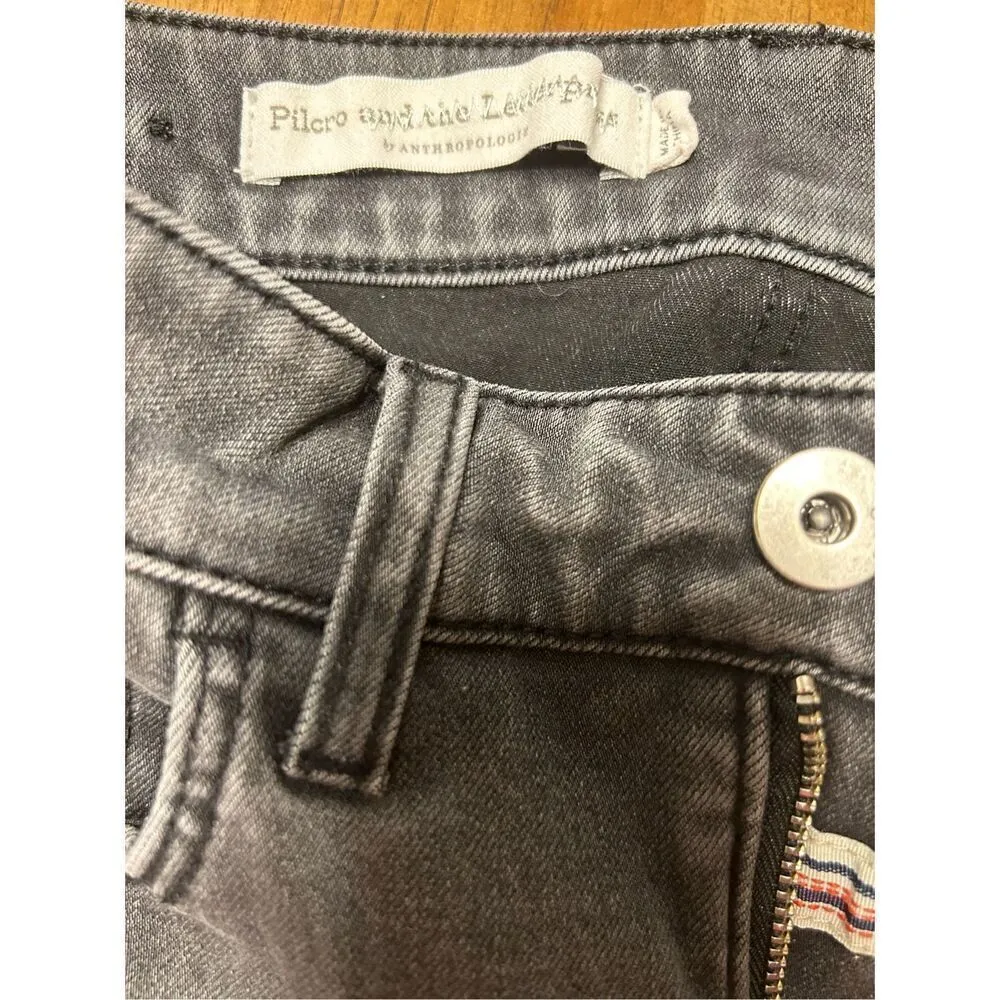 Pilcro & The Letterpress Anthropologie Jeans Womens 25 High Rise Denim Leggings - Image 4