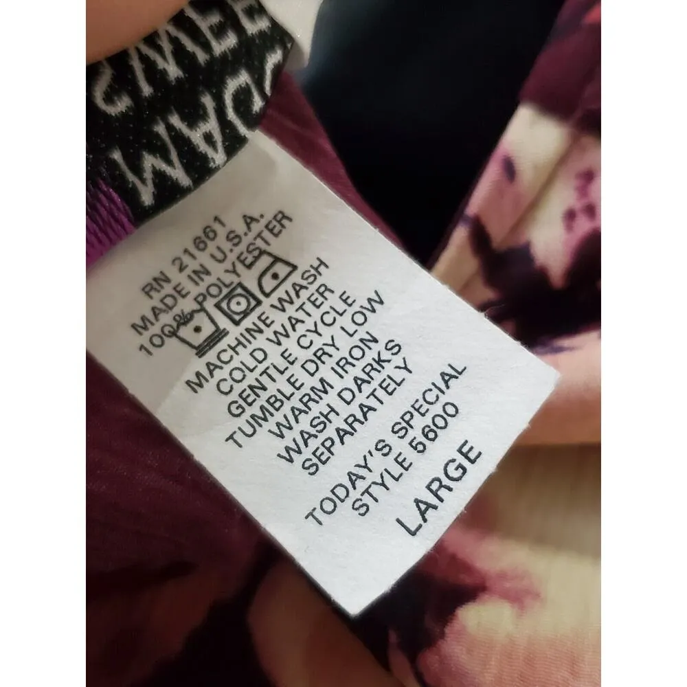 Maggie Sweet Women’s Purple Pants & Button Down Shirt 2 Piece Set Size Large - Image 7