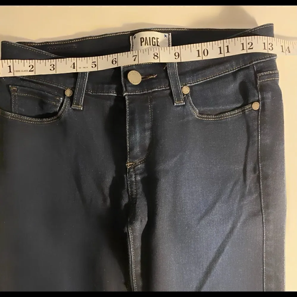 Paige Dark Wash Verdugo Ankle Skinny Jeans Size 26 - Image 8