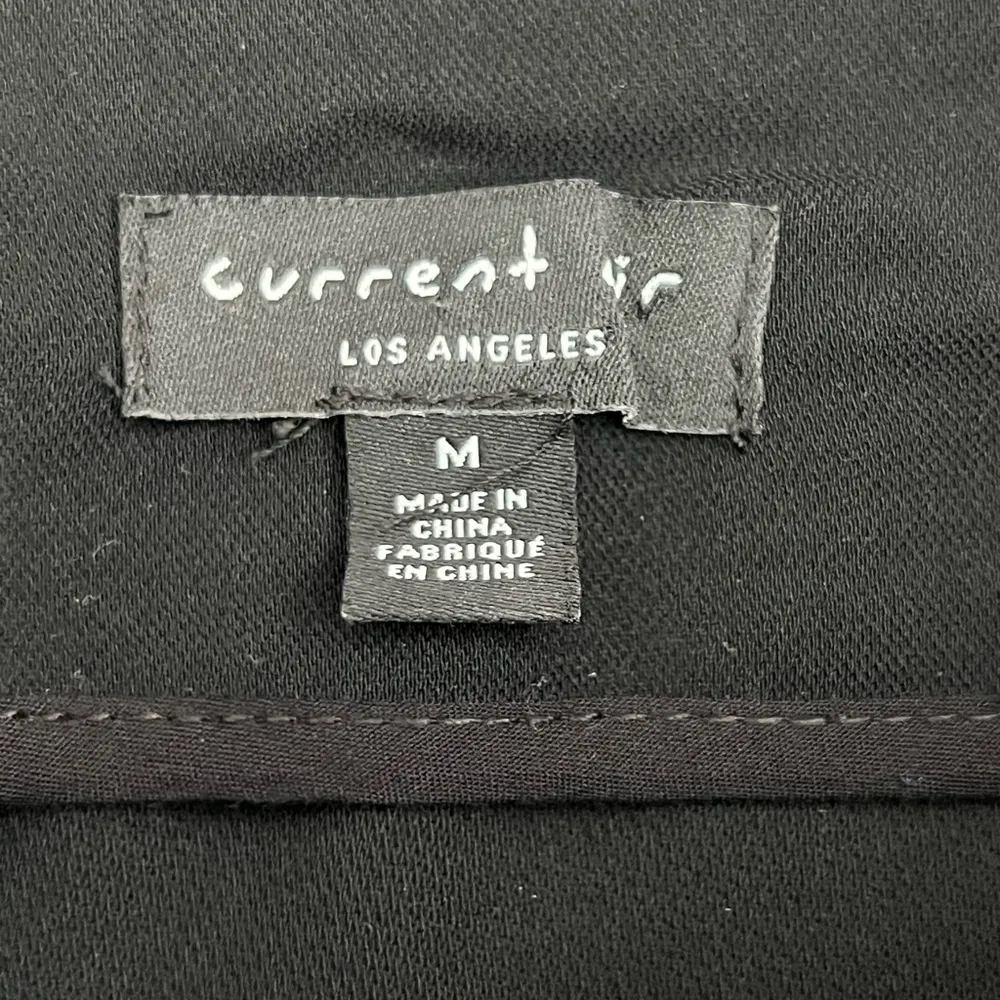 Current Air Baggy Cargo Pocket Tapered Leg Tie Waist Pant | Black | Medium - Image 5