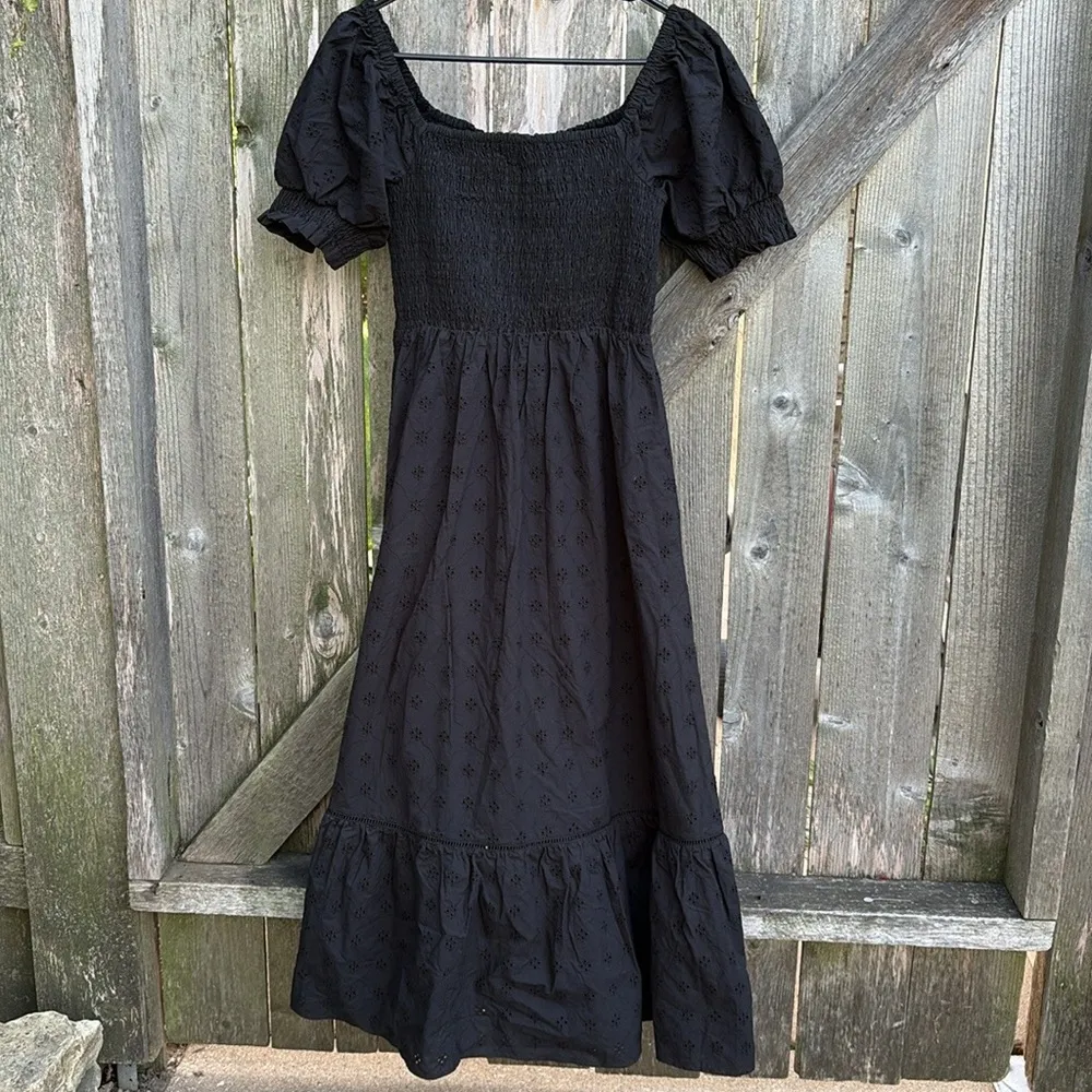 NWT Lost + Wander La Luna Maxi Dress Black Size Medium - Image 13