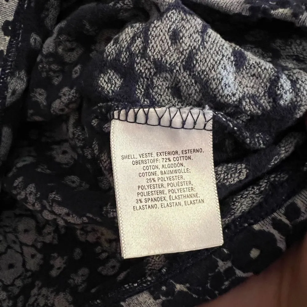 Anthropologie Postmark Blue Floral Tee L - Image 8