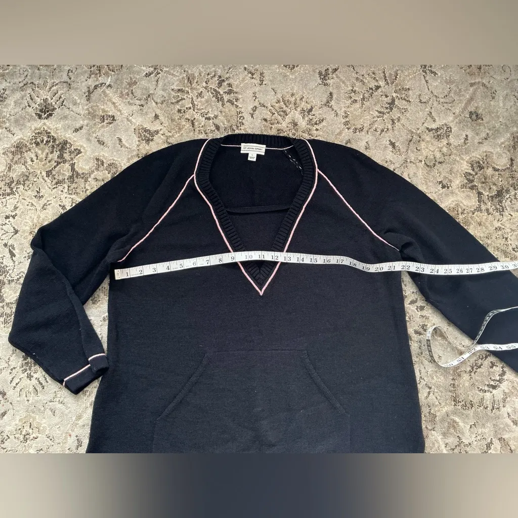 ST.JOHN sweater 🖤🩷 - Image 8