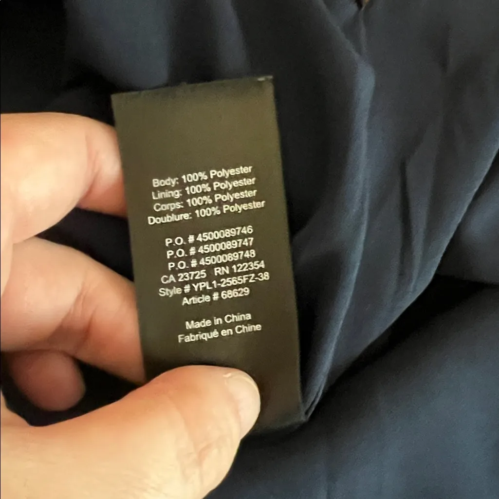 Aritzia Babaton Sleeveless Tie Front Floral Blouse Orange/Blue Size XS - Image 8