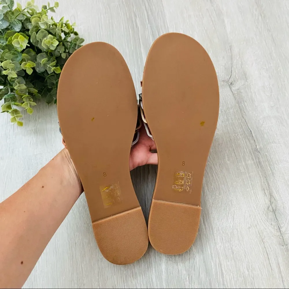 Madewell The Tracie Crisscross Slide Sandal Sz 8 - Image 10