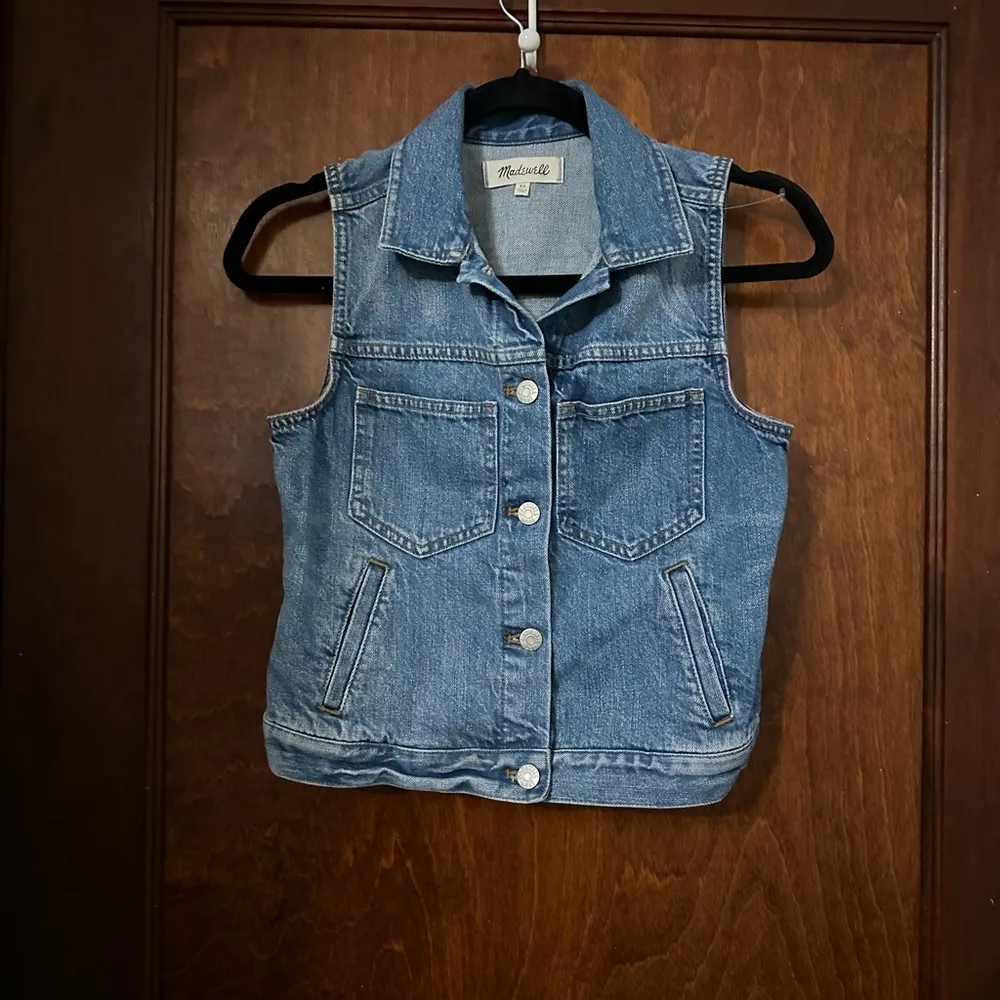Madewell Pocket Jean Vest Size XS - Image 2