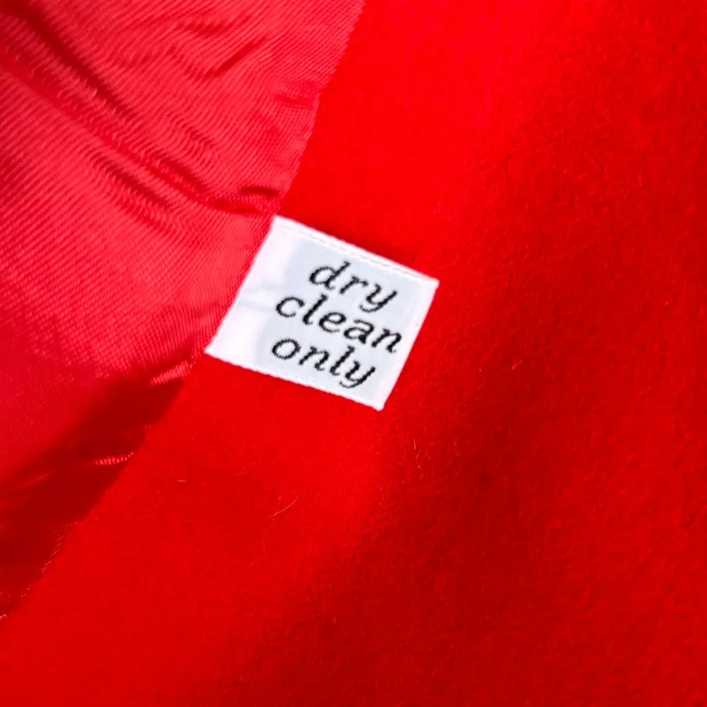 Pendleton  Virgin Wool Red Blazer Jacket Holiday Christmas Formal Large Medium - Image 6