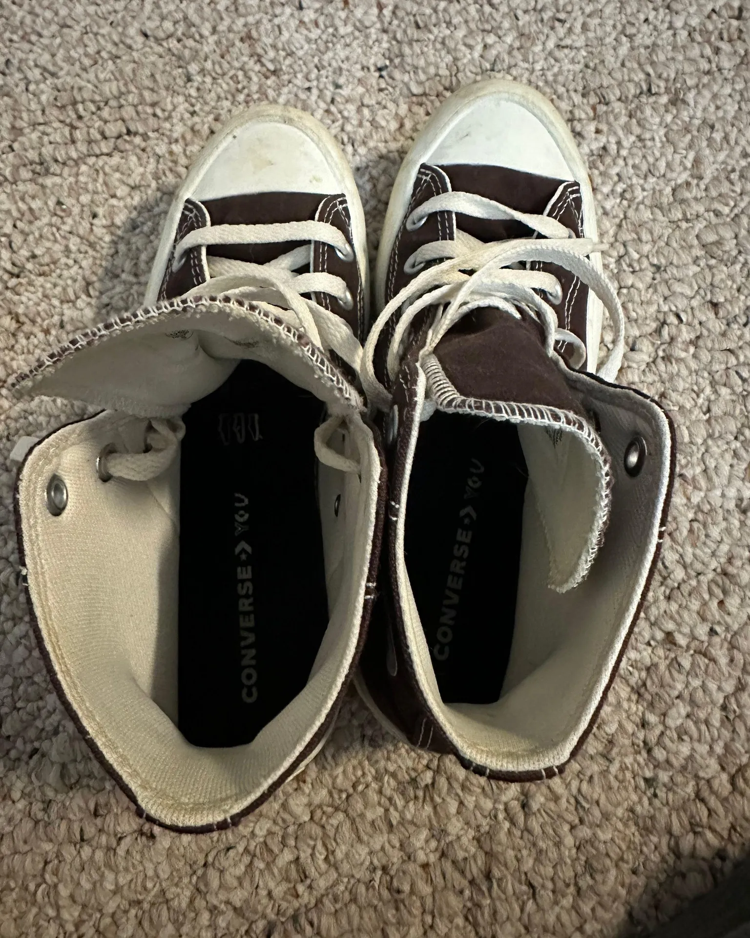 Converse Custom Brown Platform Chuck Taylor - Image 3