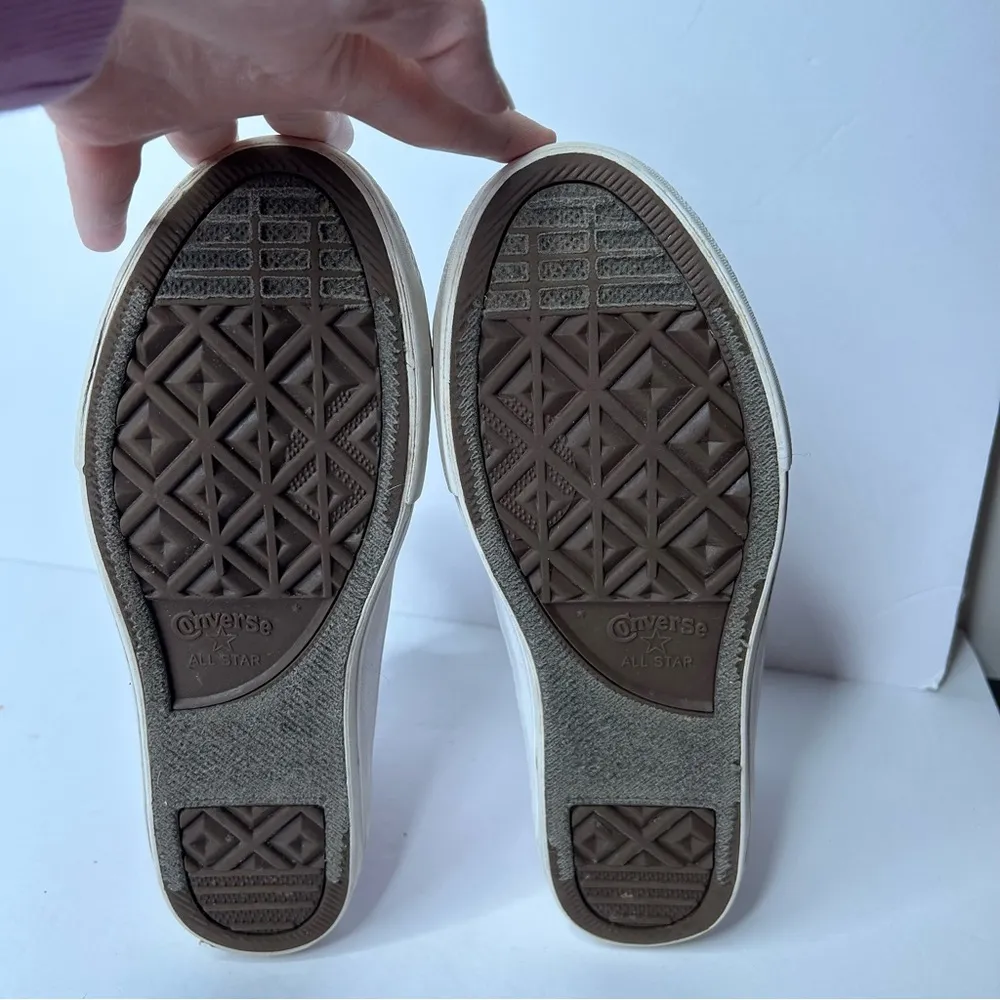 Converse Women's Floral High-Top Sneakers - Pink 6 - Image 10